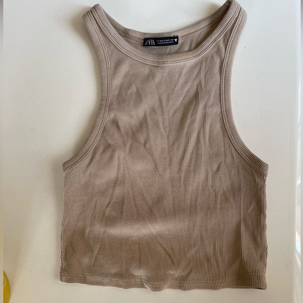 Zara cropped tank